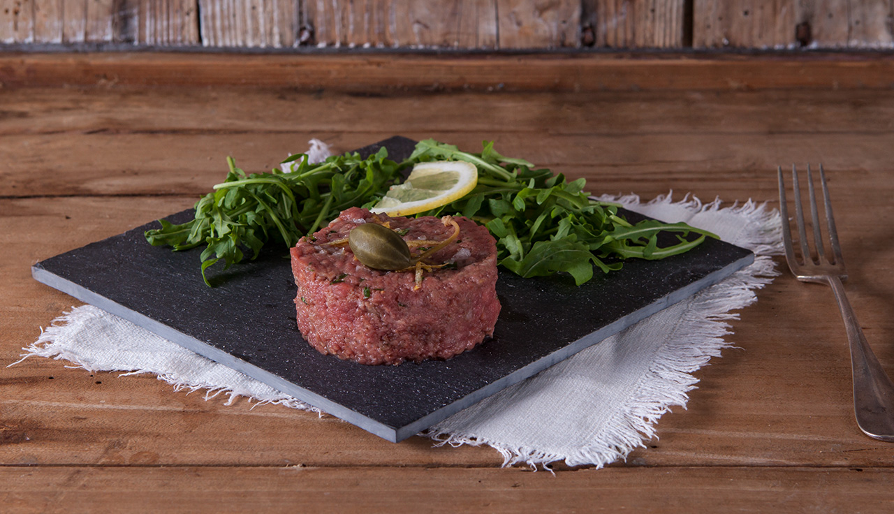 Tartare con Hamburger Bovino Classico
